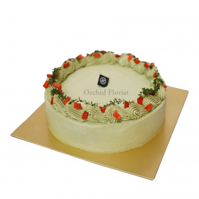 Matcha Berry Cake